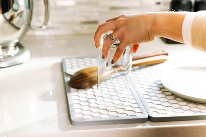 GalleyStone™ Magnetic Stone Drying Mat — 2 Pack